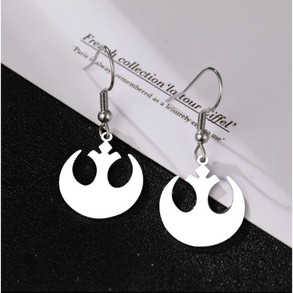 Silver Rebel Alliance Earrings - Picture 2 of 2
